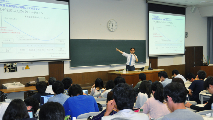 2014 京都大学寄附講義 開始の写真